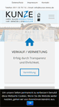 Mobile Screenshot of kunze-immobilien.de